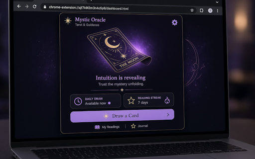 MysticTap — Tarot Card Readings :: Daily tarot readings with on-device AI. Draw 1, 3-card, or Celtic Cross spreads — 100% private, nothing leaves your device.