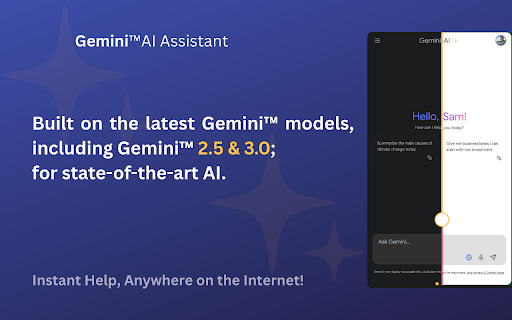 Gemini™ AI Assistant ✨ :: Side-panel AI Browsing Assistant