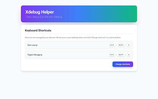Xdebug Helper :: One-click Xdebug debugging, profiling and tracing for PHP. Toggle sessions right from your toolbar.