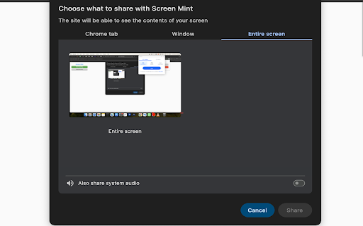 Screen Mint – Screen Recorder & Video Editor :: Record your screen, trim unwanted parts, add custom text, image, audio, video with a built-in multi-track video editor.