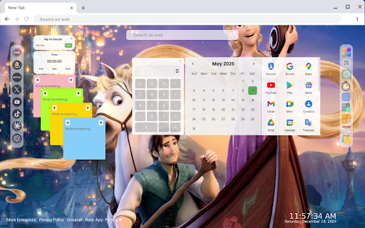 Rapunzel Live Wallpaper :: Rapunzel Live Wallpaper - Live HD video wallpaper for your Chrome new tab.