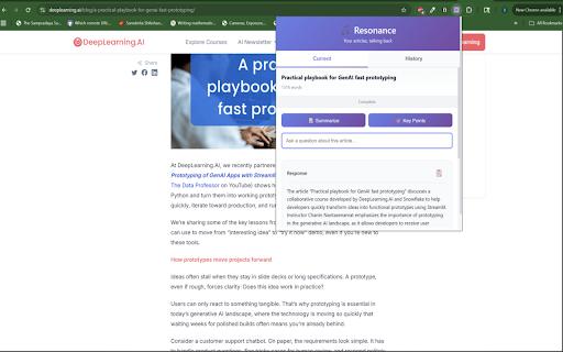 Resonance :: Talk to your articles. Remember everything.