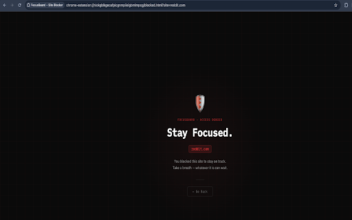 FocusGuard – Site Blocker :: Block distracting websites and stay focused.