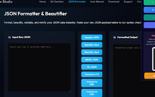 Playwright Selector Tool :: Playwright Selector Studio: version 1.3.0 Unified Automation Locator & JSON Tool
Selector Studio is the ultimate browser companion…