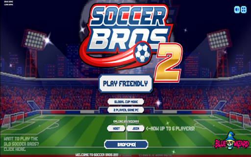 Soccer Bros 2 :: Soccer Bros 2 is a soccer game where you can play with your friends online.