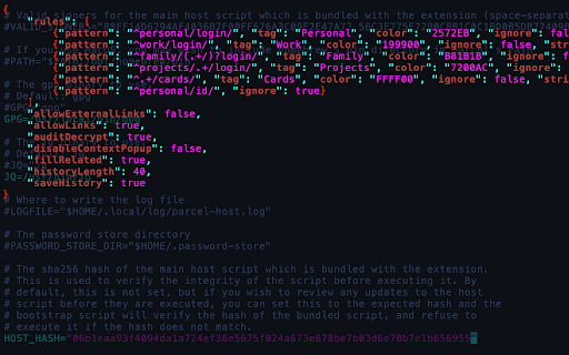 Parcel :: A simple password manager with no third-party dependencies.