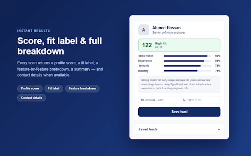 FastAutomate — PrimeLeads :: Sovereign Intelligence for LinkedIn — instant profile evaluation powered by Primus.
