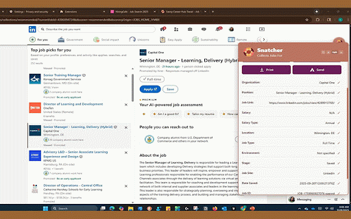 JOT Snatcher :: A Modern Chrome extension that Transforms Your Job Search with One-Click Job Capture