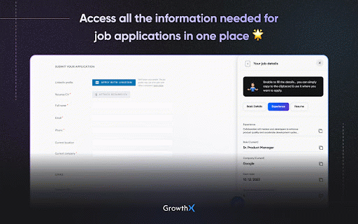 Fast track your job search with ELEVATE :: Elevate Chrome Extension by GrowthX : Your Job Search, Simplified