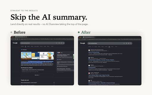 Zen Google – Block Sign-in Popups & AI Overview :: Block the Google sign-in popup and remove AI Overview from search.