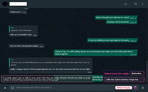 Miles 3.0 :: Write better replies. take control of the conversations.