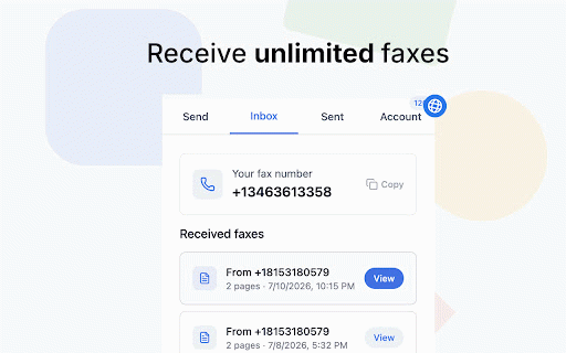 Browserfax – Send & Receive Fax Online :: Fax from your computer without a fax machine. Get your own fax number & fax to email. 20 free pages, no credit card needed.