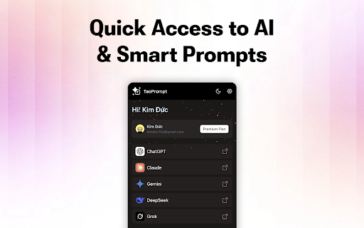 AI Prompt Generator & Optimizer :: Generate and optimize prompts in ChatGPT, Gemini, Claude, Copilot & more.
