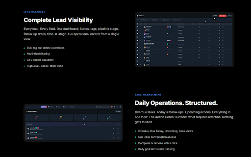 369 AI - Facebook Lead Command Center :: AI-powered Facebook lead management with smart pipelines, tagging, webhooks, and HighLevel V2 integration
