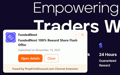 PropFirmDiscount – Auto Prop Firm Coupons & Deals :: Check a prop-firm site for verified discounts before you pay. Get active deals instantly and cut your challenge costs.