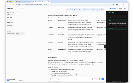 PromptTOC - ChatGPT & Claude Navigator :: Turn your AI conversations into an instant table of contents. Skip the scroll and jump directly to any prompt.