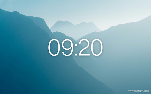 Zen Moment :: A calm new tab. Centered clock, daily-rotating Unsplash photo, heart the ones you love. Private, lightweight, zero ads.