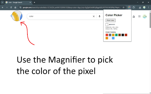 Color Picker :: Pick a color from the page and get its HEX code