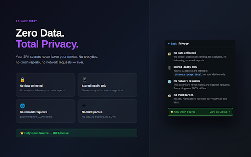 2FA Authenticator :: TOTP authenticator