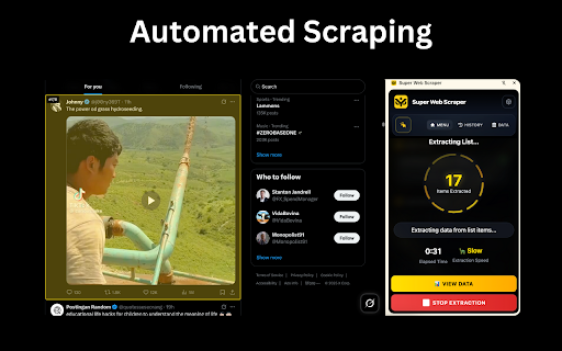 Super Web Scraper :: Super Web Scraper: Instantly extract text, images, emails & links from any site. One-click, fast & powerful data scraper tool.