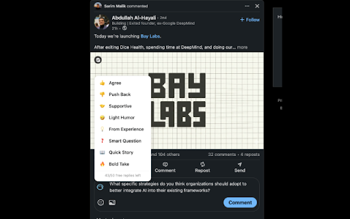 Yapzy :: AI-powered replies for Twitter/X, LinkedIn, Facebook, YouTube, and Instagram