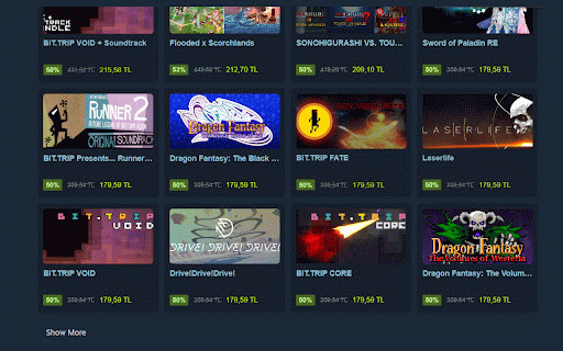 Steam Pusula :: Steam converts game prices to your preferred currency and provides updates on discounts, free games, and estimated statistics.
