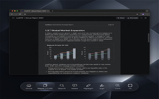 Dark Pdf viewer :: True object-aware Dark Mode PDF viewer built on PDF.js with text selection support.