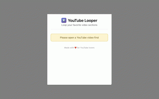 Youtube Looper - Loop Video Sections :: Replay YouTube videos with custom start and end times. Perfect for learning, practicing, or enjoying your favorite video segments.