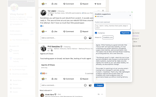 Crediblio :: Automatically collect your LinkedIn analytics data for Crediblio