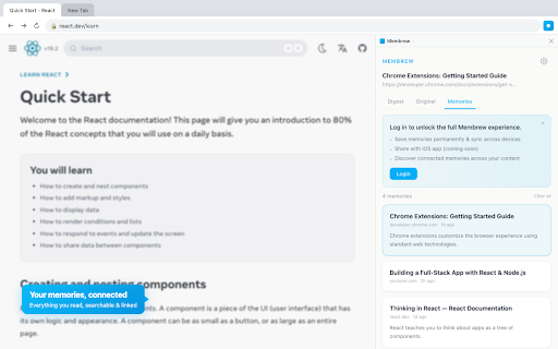 Membrew :: Save what you read as AI-ready memory you can revisit and reuse.