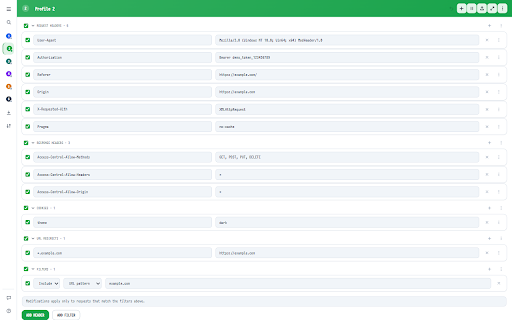 ModHeader V3 by modheader.app :: ModHeader V3 by modheader.app | Modify remove override useragent referer cookies headers for HTTP API requests