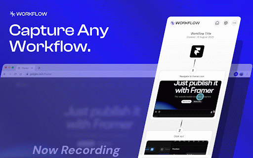 Perf Workflow: Record your process, turn it into a guide :: Perf Workflow captures processes in real-time and turns them into repeatable SOPs. Work faster, train easily, and avoid mistakes.