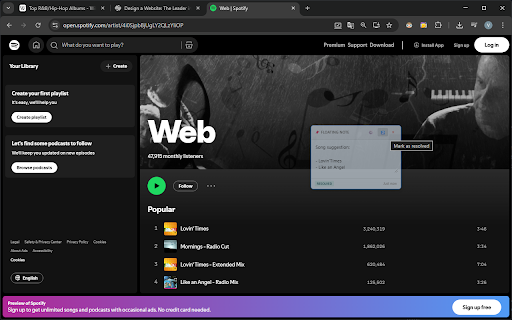 NoteWise :: Create, view, and manage visual notes directly on web pages. All notes are stored locally.