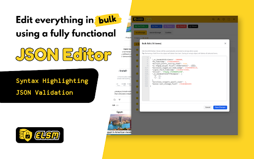 Easy Local Storage Manager :: Edit LocalStorage, Cookies & IndexedDB via JSON Tree. Switch User Profiles instantly, decode JWTs, and sync session data.