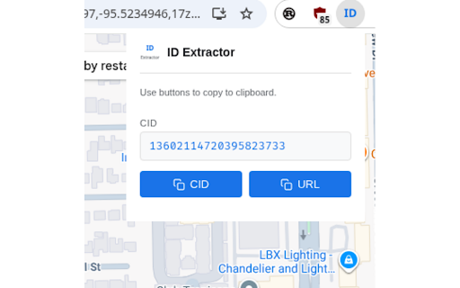ID Extractor :: Extract IDs from Google Maps (CID) and YouTube (video, channel, playlist, handle).