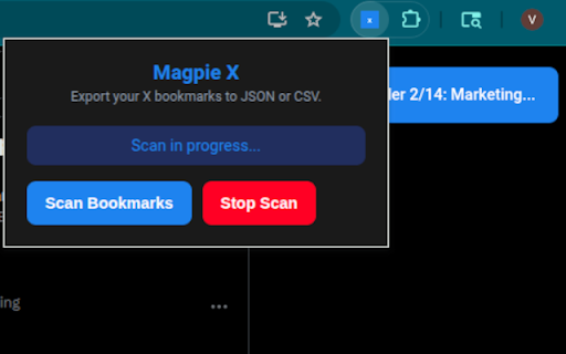Magpie X :: Export your X (Twitter) bookmarks as a downloadable file