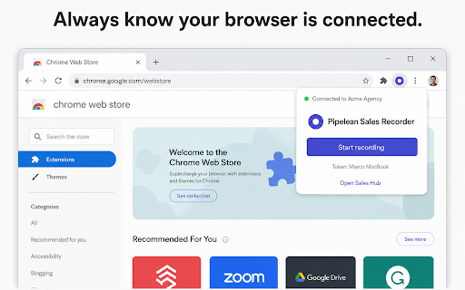 Pipelean.io — Automate Calls Transcripts and Get Insights :: Registra l'audio delle tue call e inviale al Sales Hub di Pipelean per trascrizione e analisi AI.