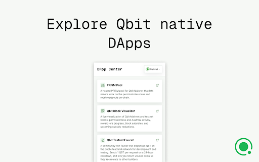 Qbit Wallet by Satflow :: Qbit Wallet by Satflow enables users to send, receive and transact in native Qbit (QBT) and its native ecosystem.