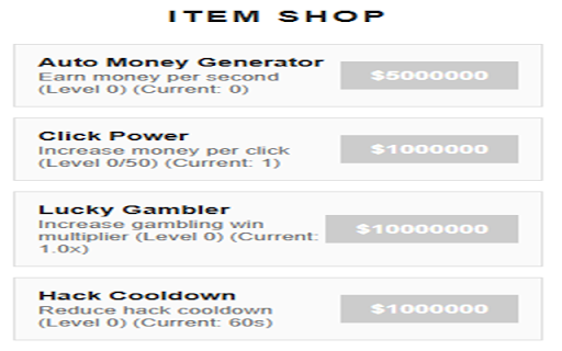 Money Money Money :: Earn money by clicking, hacking, and solving puzzles!