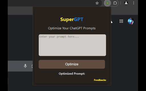 SuperGPT :: Optimize Your ChatGPT Prompts