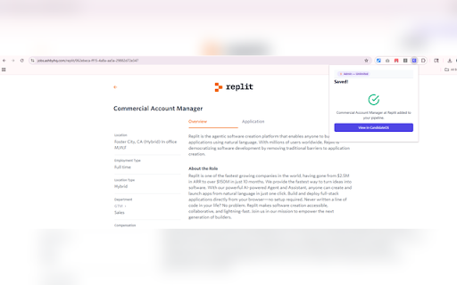 CandidateOS – Job Fit Scorer & Saver :: Score job fit instantly. Save to your CandidateOS pipeline in one click. Works on LinkedIn, Greenhouse, Lever & more.