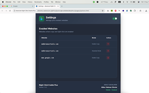 Absolute Right Click Enable Plus :: Force Enable Right Click & Copy