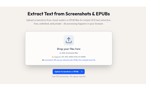 Kindle Text Extractor & OCR - TextMuncher :: Extract Kindle books through Kindle Cloud Reader. Automated page-turning and screenshot capture with OCR. Copy to ChatGPT or LLMs.