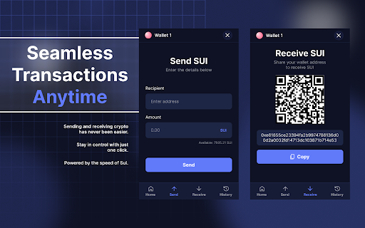 Websol: Sui Wallet :: Websol Wallet is a secure and simple browser wallet for the Sui cryptocurrency.