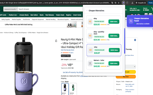 SmartPrice Guard :: Detect fake discounts, view price history, find cheaper alternatives, and see review summaries on Amazon