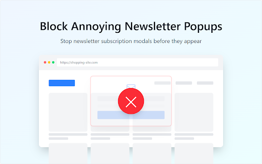 Popup Blocker – Clean Web & Remove Overlays :: Automatically blocks cookie banners, newsletter popups and annoying overlays. A clean, distraction-free browsing experience.