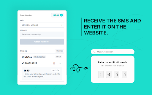 TempNumber - Virtual Number and SMS Generator :: Get temporary phone numbers and receive verification SMS from multiple countries and services.