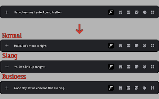Fenly: Chat Translator & Subtitles :: Chat translator for Discord, Slack, Gmail & more + live YouTube subtitles. Translate as you type or select text. 107 languages.