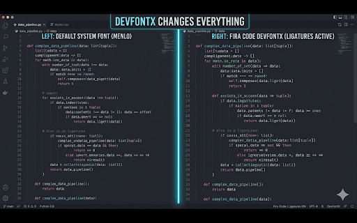 DevFontX :: Permanent code font changer