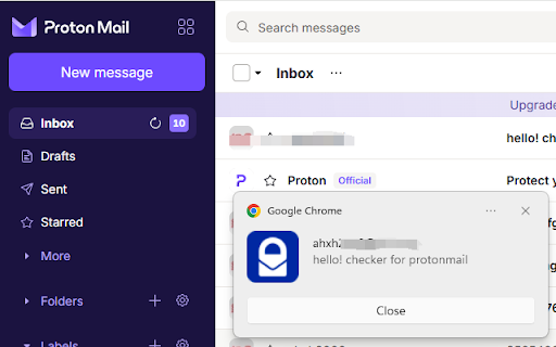 ProtonMail Assistant :: ProtonMail Assistant - Provides quick access, unread email reminders, desktop notifications, and more.